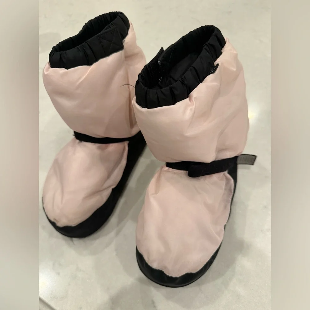 Bloch Child Warm Up Booties (Size Large - 1.0-2.5) Candy Pink - Picture 4 of 7